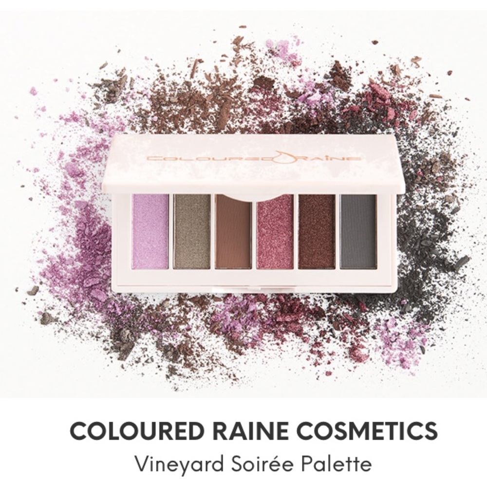 Coloured raine cosmetics vineyard soirée palette